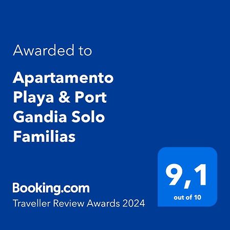 Apartamento Playa & Port Gandia Solo Familias 외부 사진